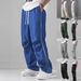 Men's Streetwear Cargo Pants - Techwear Utility Trousers With Multi-Pockets - Oversized Straight Fit For Urban Exploration_viptrois.com