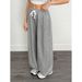 Men's Clothing Trade Hot Girl Trendy Casual Pants Loose Wide Leg Flow Versatile Long Pants_viptrois.com