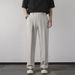 Men's Straight Leg Dress Pants Summer Style High End Feel Wide Leg Black Suit Loose Fit Versatile Casual Long Pants_viptrois.com