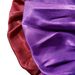 Single Layer Wide Brim Shower Cap - 32cm Satin-Lined Hair Protector With High Elastic Band For Women_viptrois.com