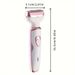 4-in-1 Electric Razor Women Rechargeable Painless Hair Trimmer For Face Nose Legs Underarm Bikini Portable Grooming Kit_viptrois.com