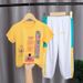 Mother & Kids children's sports suits for boys and girls students casual short-sleeved trousers quick-drying sports pants trendy children's clothing_viptrois.com