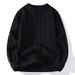 Cross-Border European And American Multi-Color Cable Knit Couple 2025 New Knitted Sweater Lazy Style Retro Loose_viptrois.com