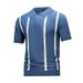 Summer Men's Lapel Casual T-shirt_viptrois.com