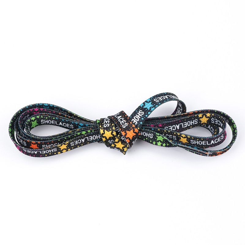 Colorful Hipster LACES Flat Creative shoe rope for men and women Star LACES_viptrois.com