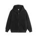 Unisex Heavyweight Zip-Up Hoodie – Dual-Zipper Streetwear Jacket With Kangaroo Pockets (Polyester, Black/Navy/Heather Grey, M-3XL)_viptrois.com
