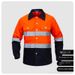 Men's Clothing Pure Cotton Reflective Work Clothes Tops Men's Fluorescent Yellow Orange Construction Engineering Breathable Cotton Work Clothes_viptrois.com