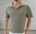 Polo Shirt Lapel Sweater 2025 New Men's Color Matching Short Sleeve Cross Border European And American Muscle Men's Clothing_viptrois.com