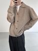 Sweater Men's Autumn Winter Korean Version Loose And Trendy Light Mature Worn Outside Long Sleeved Lazy Style, Knitted_viptrois.com