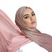 Muslim headscarf Bamboo Gradient Modal Scarf Muslim Rayon Cotton Tie-dye Ink-ink Color Headscarf_viptrois.com