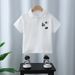 Mother & Kids Boys Short Sleeved T Shirt New Children's Embroidered Polo Shirt Baby Short Sleeved Top Fashion Outdoor Children's Clothing Wholesale_viptrois.com