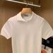 Men's Clothing Summer New Fashion Lapel Men's T Shirt Short Sleeves High End Black Casual Men's Knitted Polo Shirt Short Sleeves Men_viptrois.com