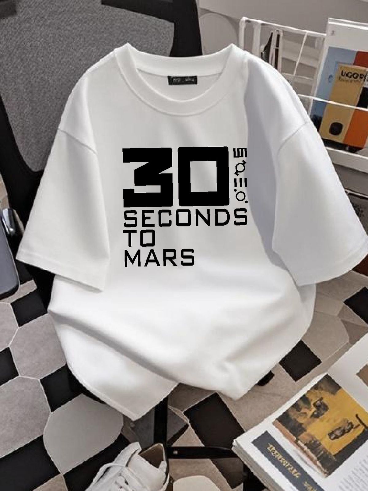 30 Seconds To Mars Tshirt - Unisex Jersey Short Sleeve Tee Stretched Versatile Streetwear Designer Clothes Comfortable Slightly Summer Fashion_viptrois.com