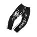 Men's Clothing Fashion Brand Fashion Flame Letters Casual Fashion Slightly Elastic Fabric Flared Pants Fashionable And Versatile_viptrois.com