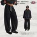 2025 New Velvet Thickened Men's Casual Pants Scimitar Wide-leg Men's And Women's Trousers_viptrois.com