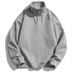 Men's Clothing New Spring And Autumn Men And Women Couple Half High Collar Zipper Sweatshirt Boys Winter Plus Velvet Casual Loose Sweatshirt_viptrois.com