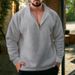 "Men's Fleece Zip-Up Hoodie – Oversized Fit With Cozy Lining (Polyester, 8 Colors)"_viptrois.com