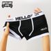 Pulse Factory Direct Sale Summer Ice Silk Boxer Underwear Men's Four-Corner Briefs Week Trendy Breathable Multi-Color Pants_viptrois.com