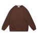 2025 Spring New Japanese Style Basic Simple Solid Color Loose Casual Round Neck Pullover Sweatshirt For Men_viptrois.com