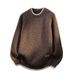 Southeast Asia Foreign Trade Dropshipping New 2025 Autumn Winter Fashion Round Neck Sweater Pullover Men's Hot Item_viptrois.com