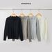 Nordmann APO Men's Clothing|Men's Sweater Autumn Loose Versatile Casual Old Money Style Long Sleeve V-Neck Polo Knitwear_viptrois.com