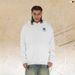 American Style Fleece-lined Thickened Hoodie With Text Print, Loose Fit Trendy High Street_viptrois.com