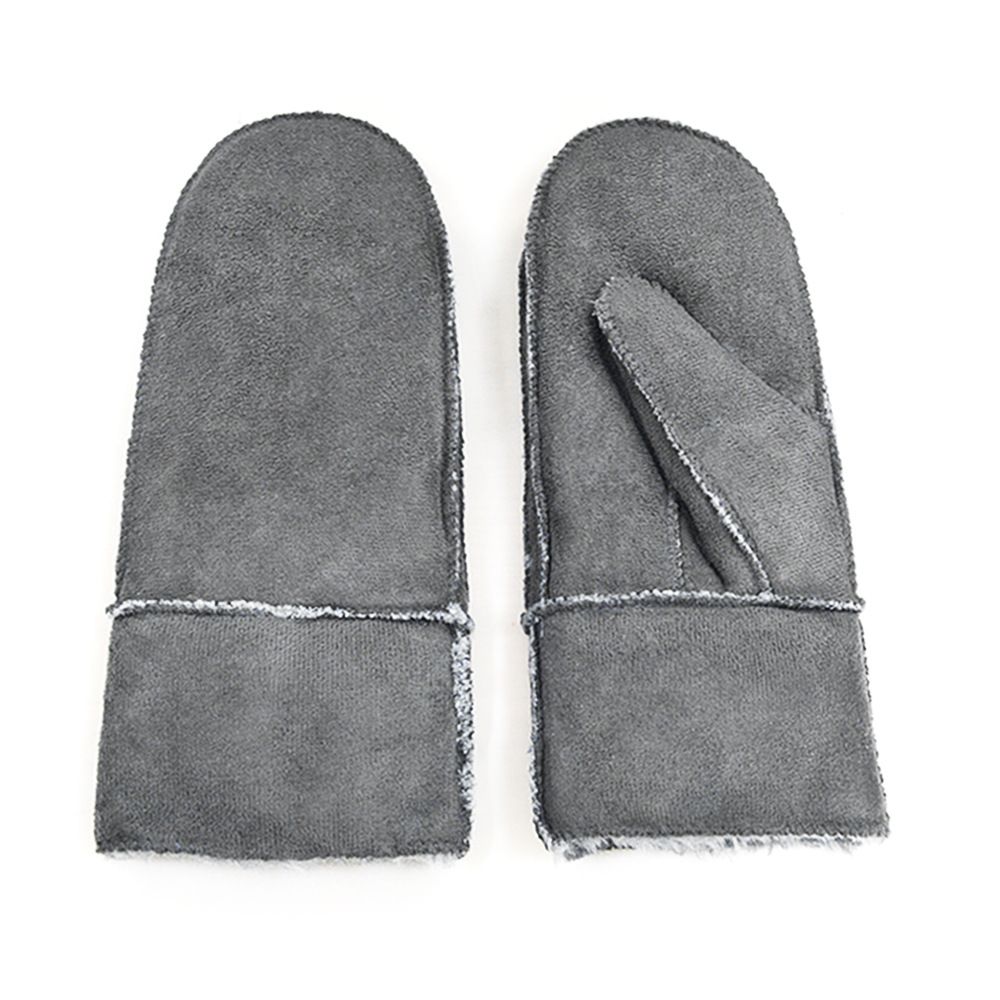 Women's Gloves Men's Winter Gloves Outdoor Warm Hand Stuffy Men's Imitation Fur One Piece Thick Gloves_viptrois.com