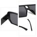 Men's Sunglasses Fashion Large Frame Personality Sunglasses For Women Jelly Color Square Double Beam Anti Ultraviolet Sunglasses New_viptrois.com