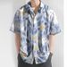 Men's Clothing New Fashion Summer Casual Printed Flower Shirt Men's Vacation Seaside_viptrois.com