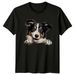 Cute Border Collie Dog Breed Pet Animal Lover T-Shirt Mens Womens Tees Top_viptrois.com