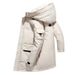 Unisex Winter Work Jacket With Hood – Heavy-Duty Couple's Coat (Black/Beige/Blue/Yellow, M-4XL, Thermal Lined & Windproof)_viptrois.com