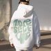 Unisex Gothic Streetwear Hoodie - Oversized Y2K Zip-Up Sweatshirt With Print, Fleece Lined, Casual Pullover For Men & Women_viptrois.com