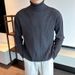 Men’s Slim-Fit High Neck Sweater – 7 Solid Colors, Breathable & Wrinkle-Resistant For Business Casual & Layering_viptrois.com