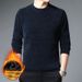 Pure Men's Winter Warm Half Turtleneck Casual Loose Thickened Chenille Fleece Sweatshirt Base Shirt_viptrois.com