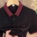 Summer Collar Contrasting Color Simple Embroidery Youth Versatile Breathable Polo Shirt Trendy Fashion Slim Fit Half_viptrois.com