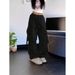 "Women's Casual Cargo Pants – Loose-Fit Straight-Leg Wide Trousers With Flowy Silhouette For Everyday Comfort & Street Style"_viptrois.com