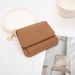Women's Magnetic Buckle Wallet Short Stylish Multi Card Card Holder Ultra Thin Solid Color Coin Purse_viptrois.com