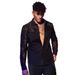 Men’s Clothing Men's New Lace Splicing Long Sleeve Shirt Sexy Fashion Personality Tops_viptrois.com
