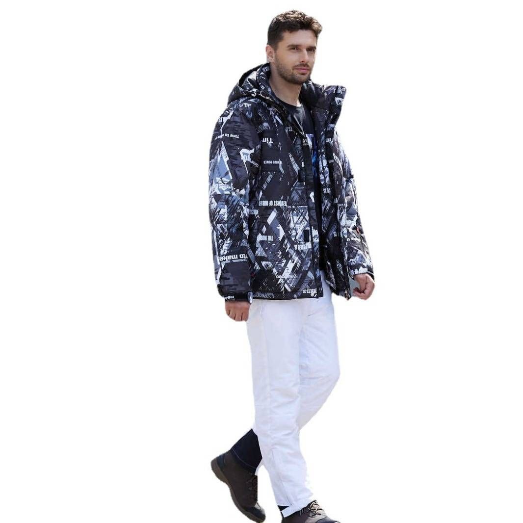 Men's Clothing suit single board double board thickened ski outdoor plus size larger men and women same style_viptrois.com
