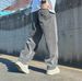 Men's Slim Fit Ripped Jeans Nine Point Summer Trendy Skinny Pants Mid Waist Zipper Fly Denim Handmade Vintage Casual Hip Hop_viptrois.com