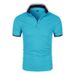 2026 Summer Men's Polo Shirt - Solid Color Short Sleeve Youthful Trendy Casual Collar Short-Sleeved T-Shirt_viptrois.com