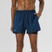 Men's Clothing New Two Piece Sports Shorts Elastic Breathable Three Piece Pants Marathon Training Reflective Strip Fitness Shorts_viptrois.com