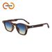 Two Circles New Small Frame Single Beam Sunglasses Fashion Sunglasses Plain Rice Nail Glasses_viptrois.com