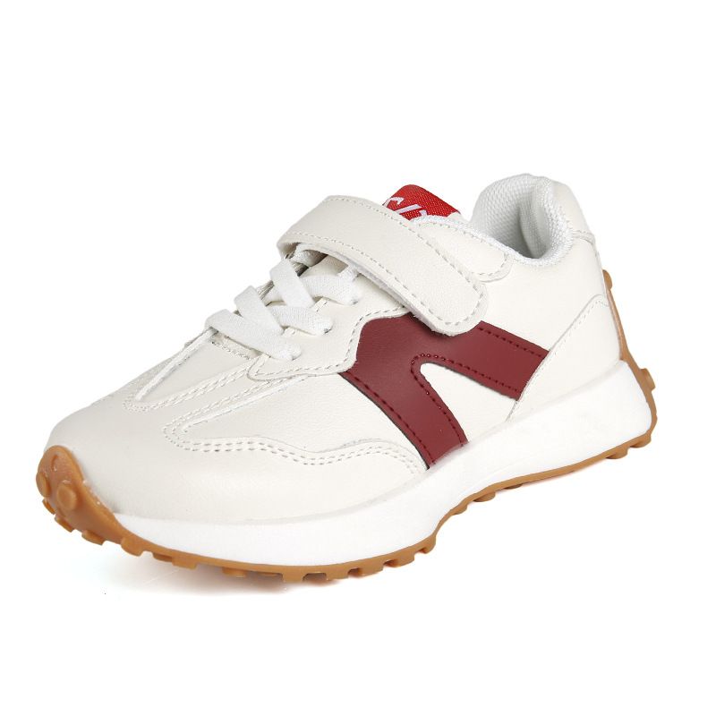 Mother & Kids Children's Slim Waist Sports Shoes Spring New Boys' Non Slip Sports Shoes Girls' Students' Fashionable White Shoes_viptrois.com