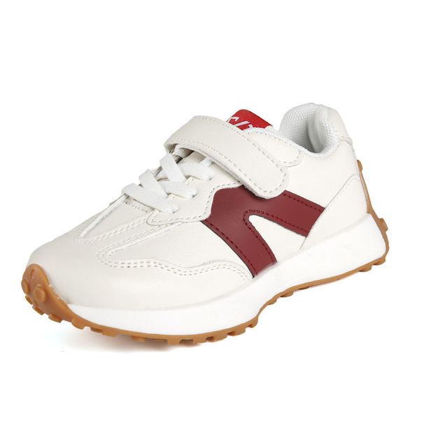 Mother & Kids Children's Slim Waist Sports Shoes Spring New Boys' Non Slip Sports Shoes Girls' Students' Fashionable White Shoes_viptrois.com