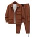 Men's Workwear Jacket & Pants Set - Multi-Pocket Outdoor Utility Suit With Stylish Casual Design For Urban Adventures_viptrois.com