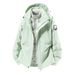 3-in-1 Unisex Waterproof Hiking Jacket With Detachable Fleece & Down Inner Layer For Outdoor Adventures - All-Season Windproof Thermal Coat_viptrois.com