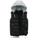 Autumn And Winter New Coat Men's Cotton Vest Thickened Couple Can Take Off The Hat Cotton Vest Women's Tooling Cotton Vest_viptrois.com
