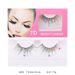 Sparkle Sequin False Eyelashes With Heart & Flower Patches - Synthetic Fiber, Ideal For Christmas Party & Performances_viptrois.com