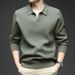 Nordmann V-Neck Sweater For Men, Autumn And Winter Korean Style, Youth Knitted Base Shirt, Niche Comfortable Loose Polo Shirt_viptrois.com